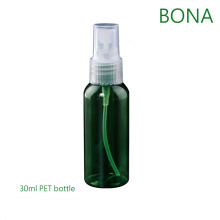 30ml Green Pet Bottle with Mist Sprayer